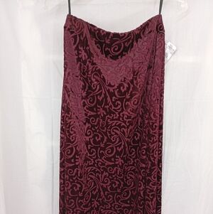 Amanda Smith Rich Burgundy Fabric